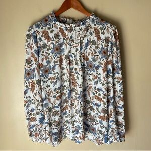 LOFT Women’s Floral Paisley Print Blouse